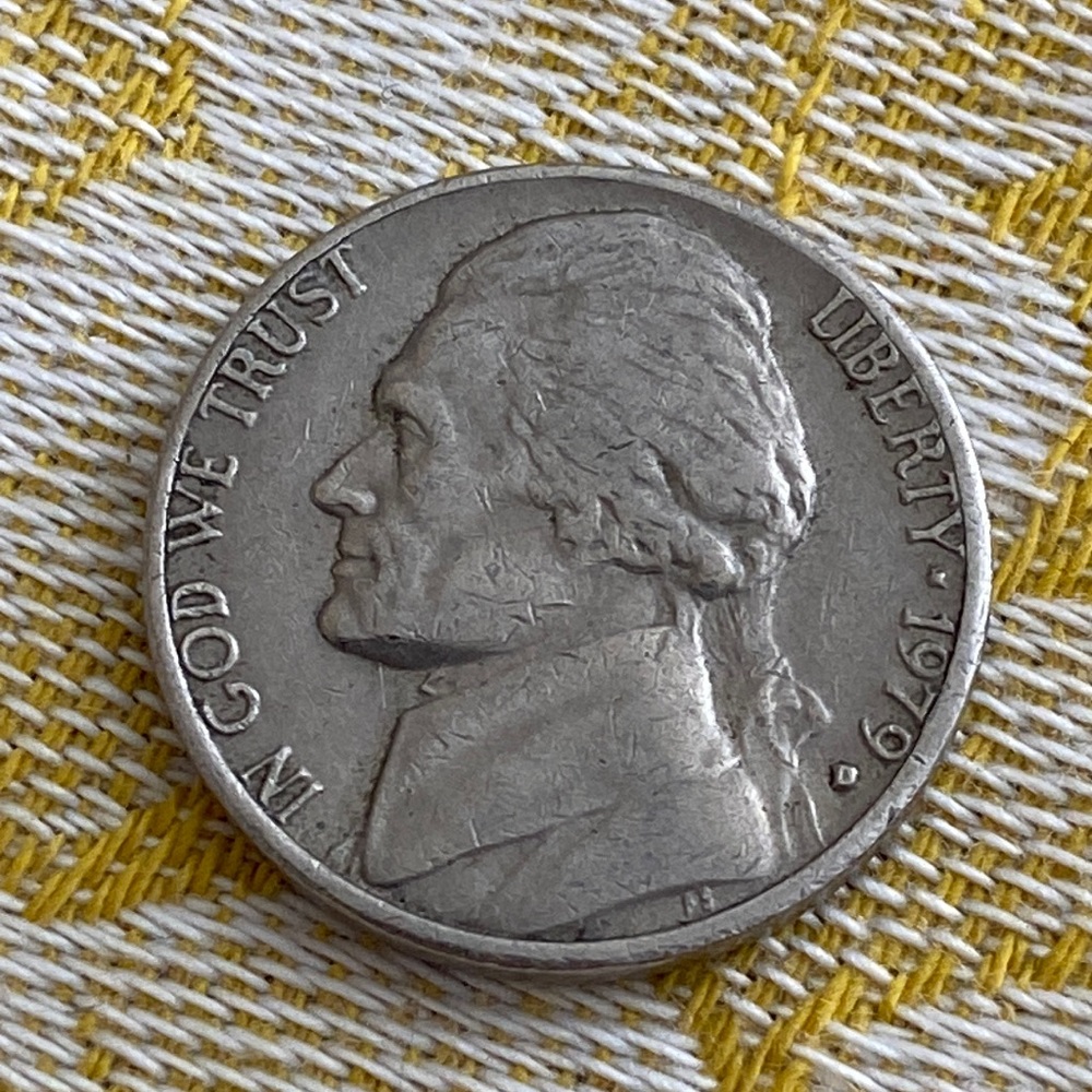 Vintage 1979 D Jefferson Nickel
